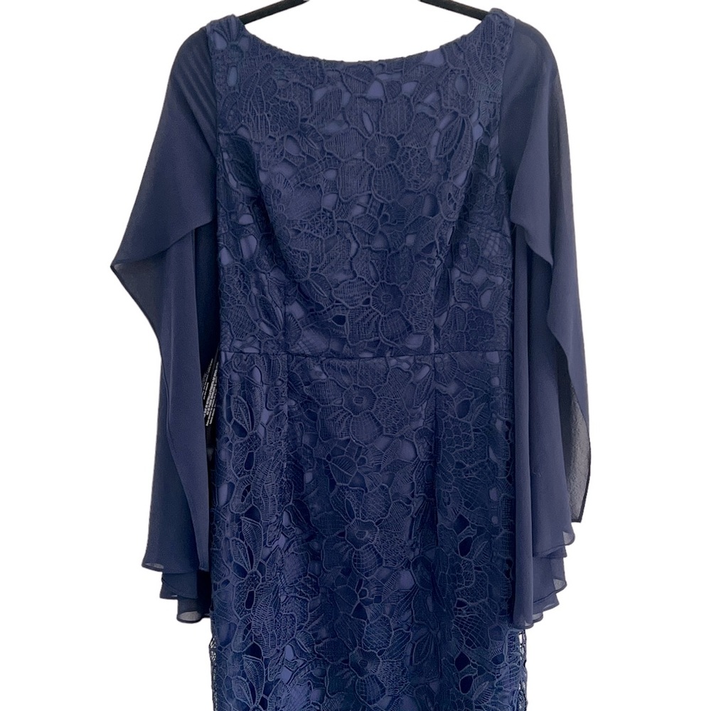 Js Collections Womens Leah Capelet Column Gown, B… - image 3